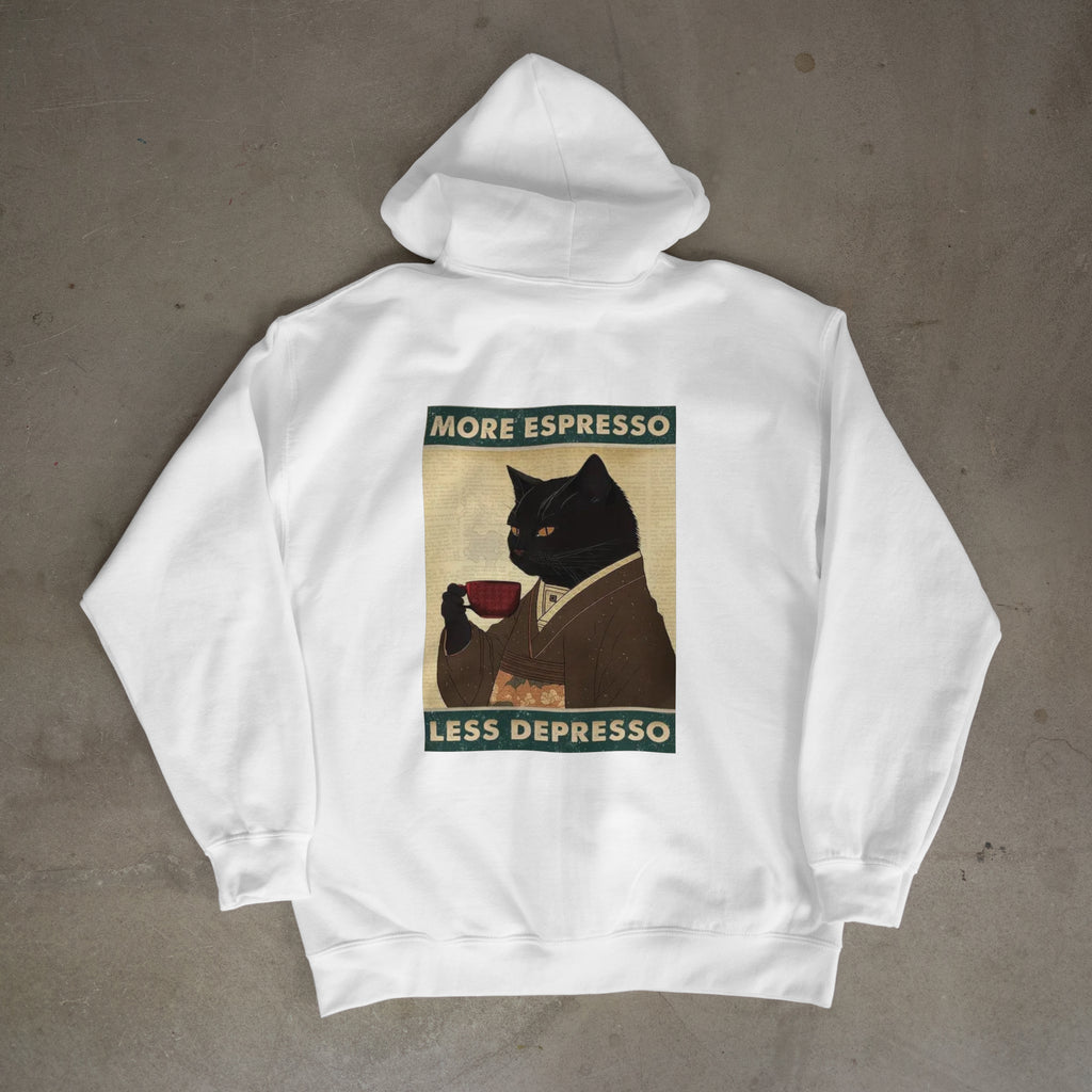 MORE ESPRESSO LESS DEPRESSO (White)