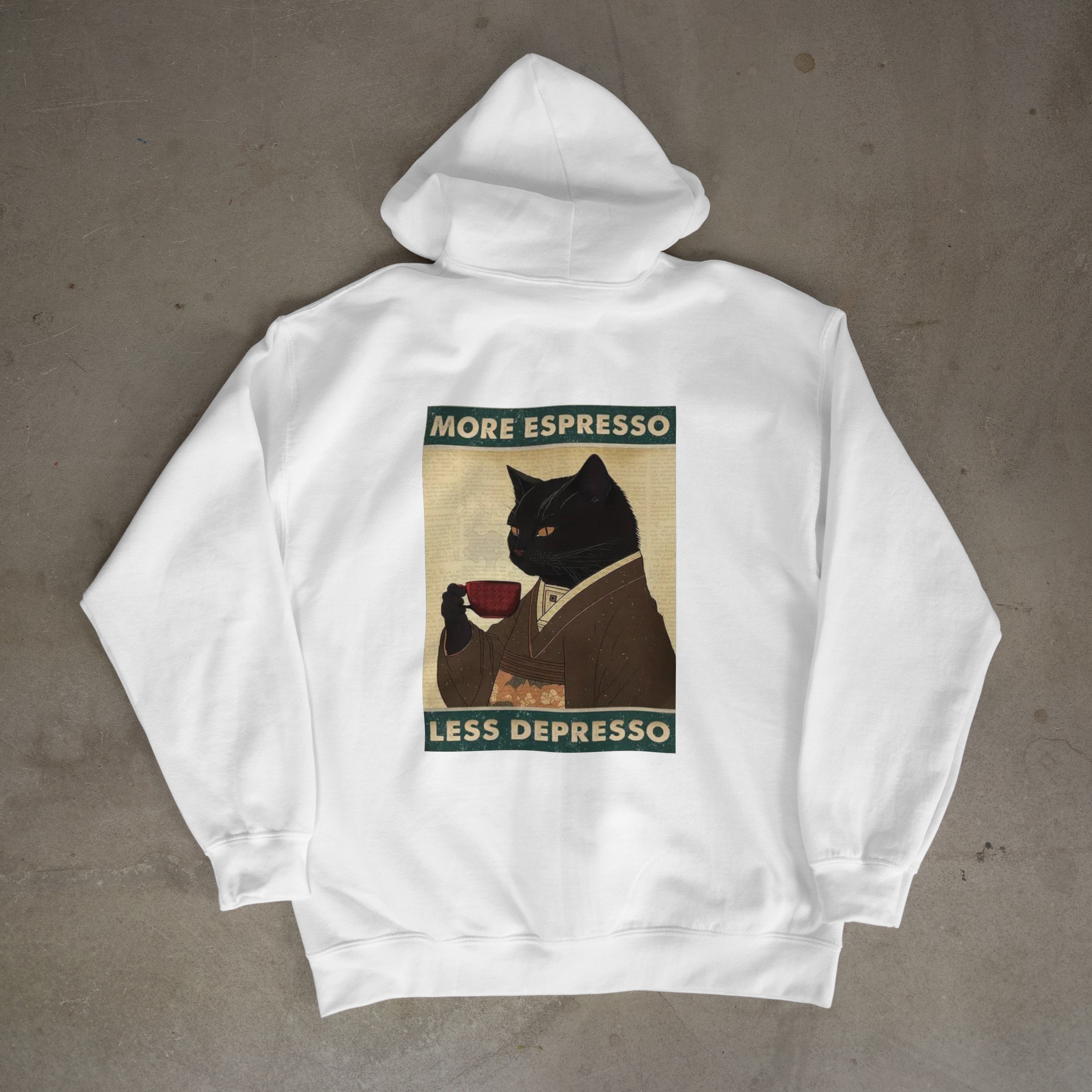 MORE ESPRESSO LESS DEPRESSO (White)